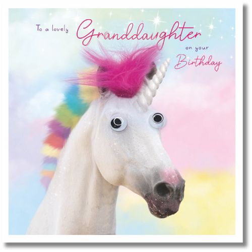 Tracks To A Lovely Granddaughter On Your Birthday - Greeting Card
