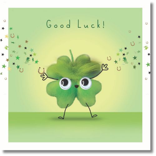 Tracks Good Luck! - Greeting Card