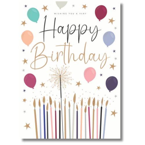 Tracks Wishing You A Very Happy Birthday To You! - Greeting Card