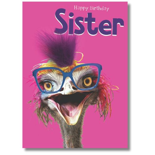 Tracks Happy Birthday Sister - Greeting Card