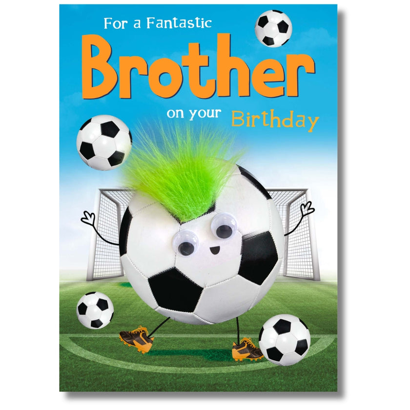 Tracks For A Fantastic Brother On Your Birthday - Greeting Card