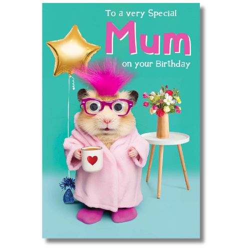 Tracks To A Very Special Mum On Your Birthday - Greeting Card