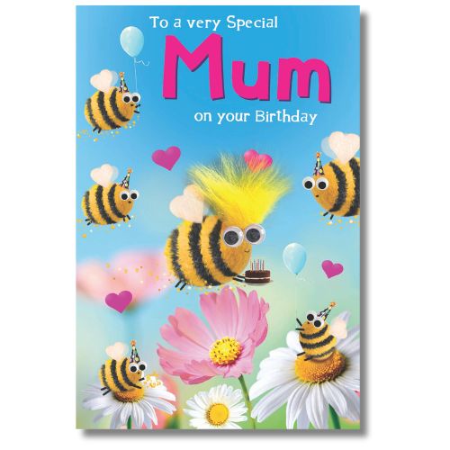 Tracks To A Very Special Mum On Your Birthday - Greeting Card