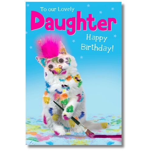 Tracks To Our Lovely Daughter Happy Birthday! - Greeting Card