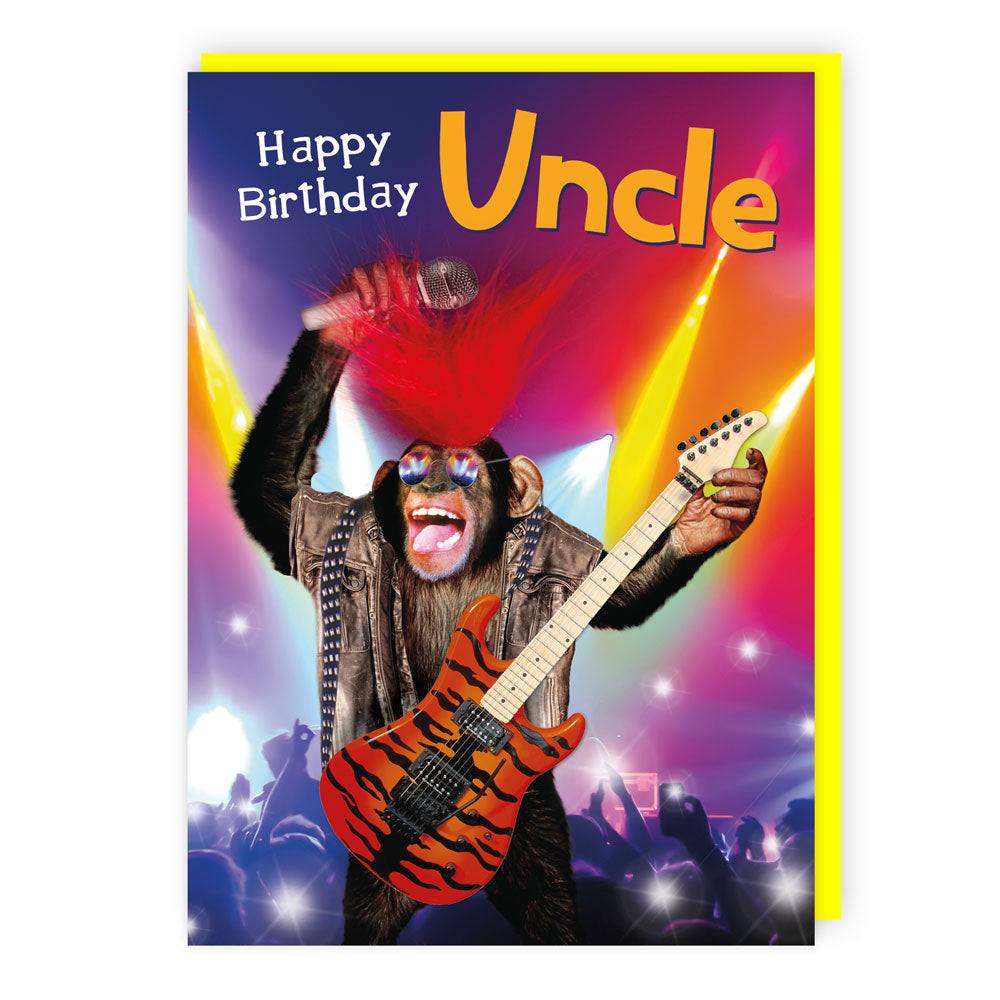Tracks Happy Birthday Uncle - Greeting Card