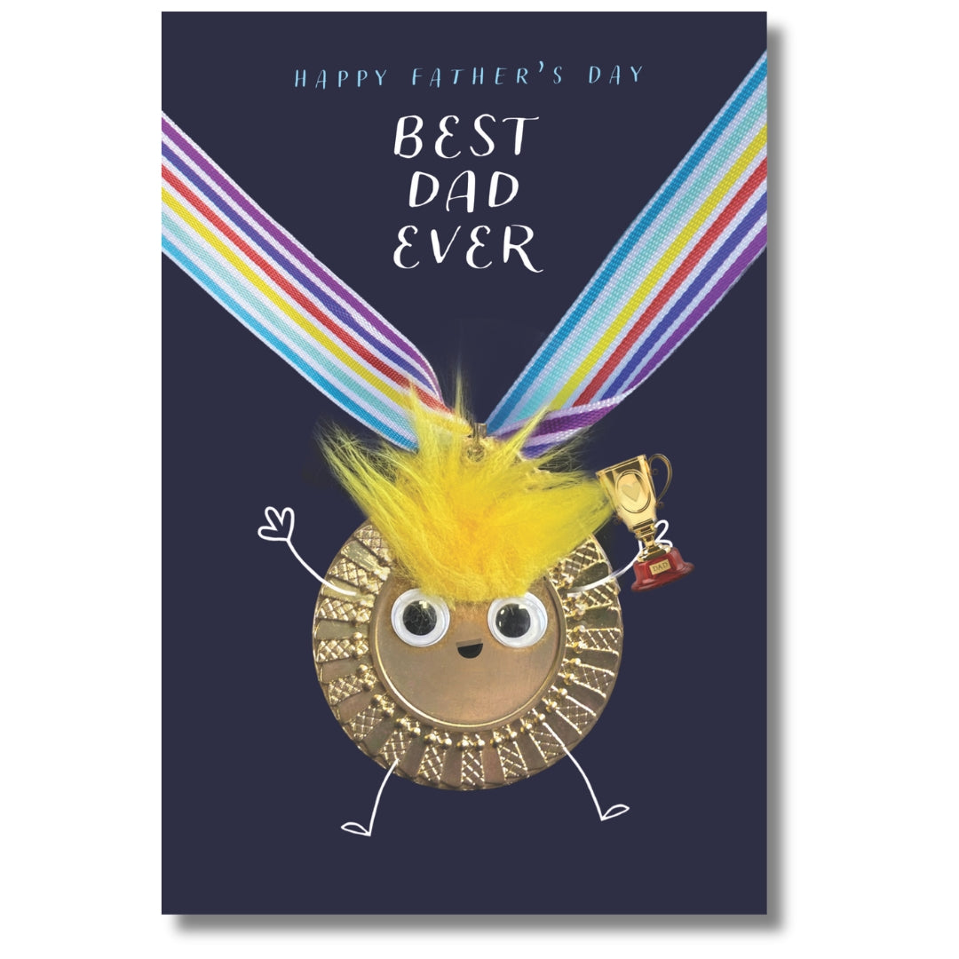 Tracks Happy Father's Day Best Dad Ever - Greeting Card