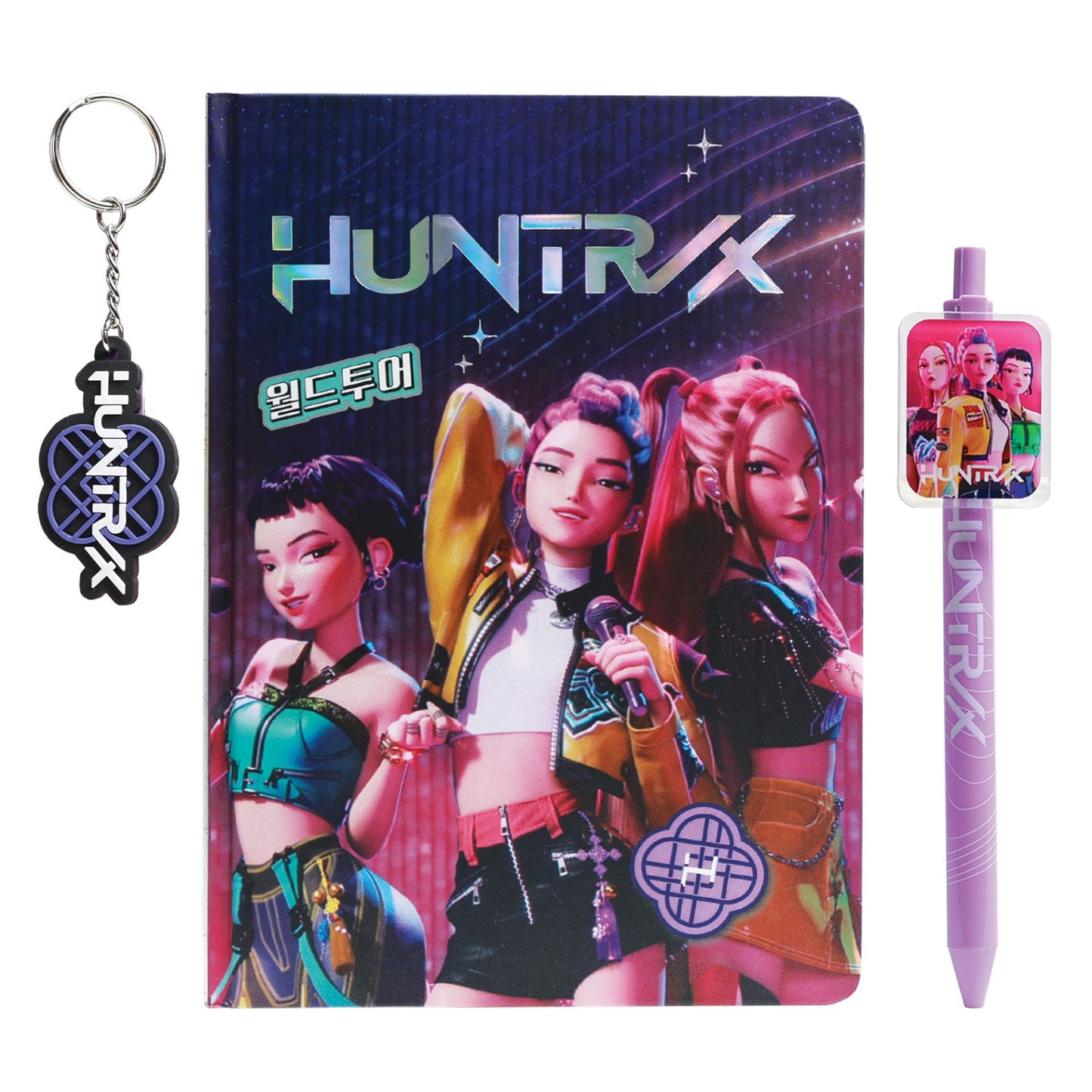 Lined Notebook Gift Set Of 3pcs - Netflix - K-Pop Demon Hunters