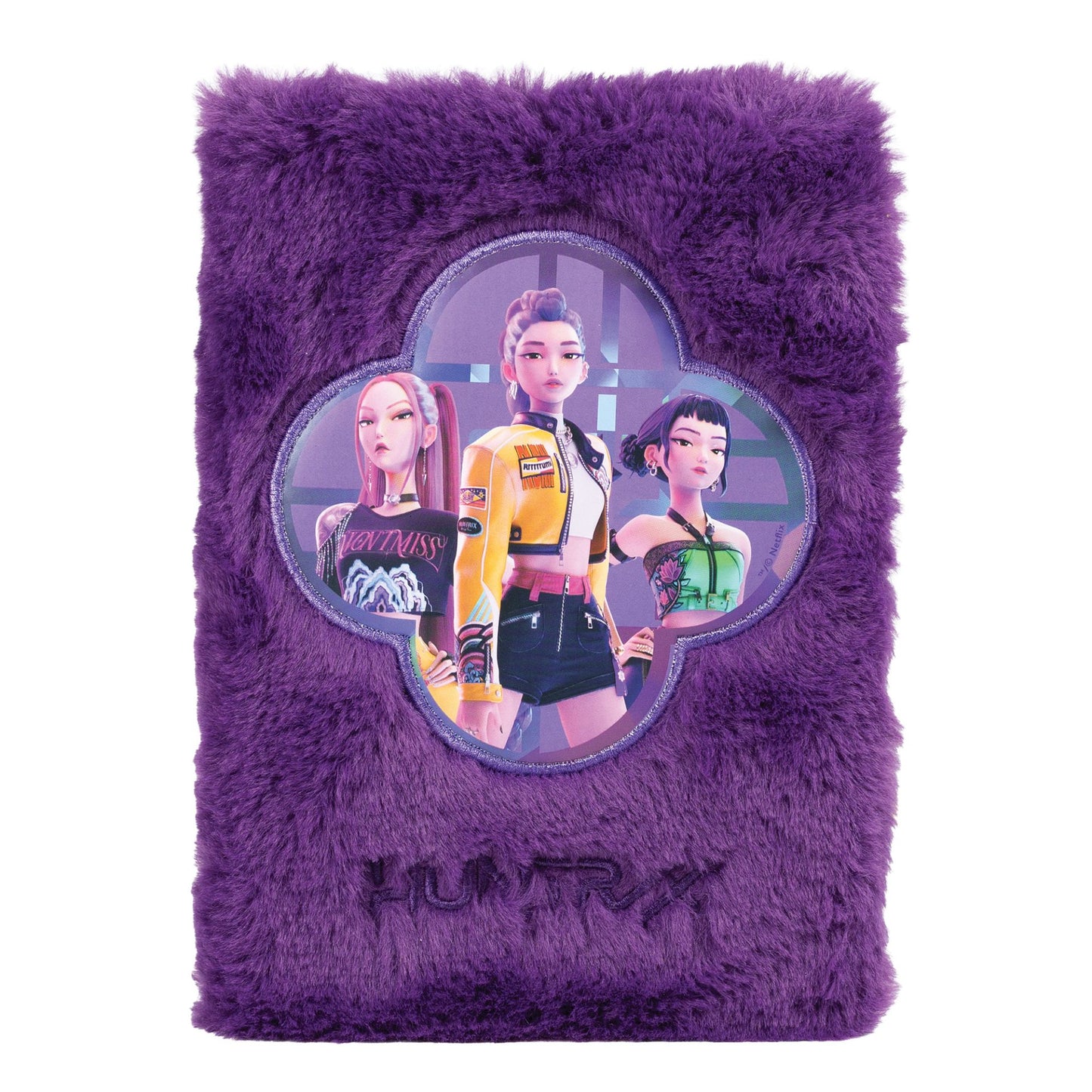 A5 Plush Lined Notebook - Netflix - K-Pop Demon Hunters