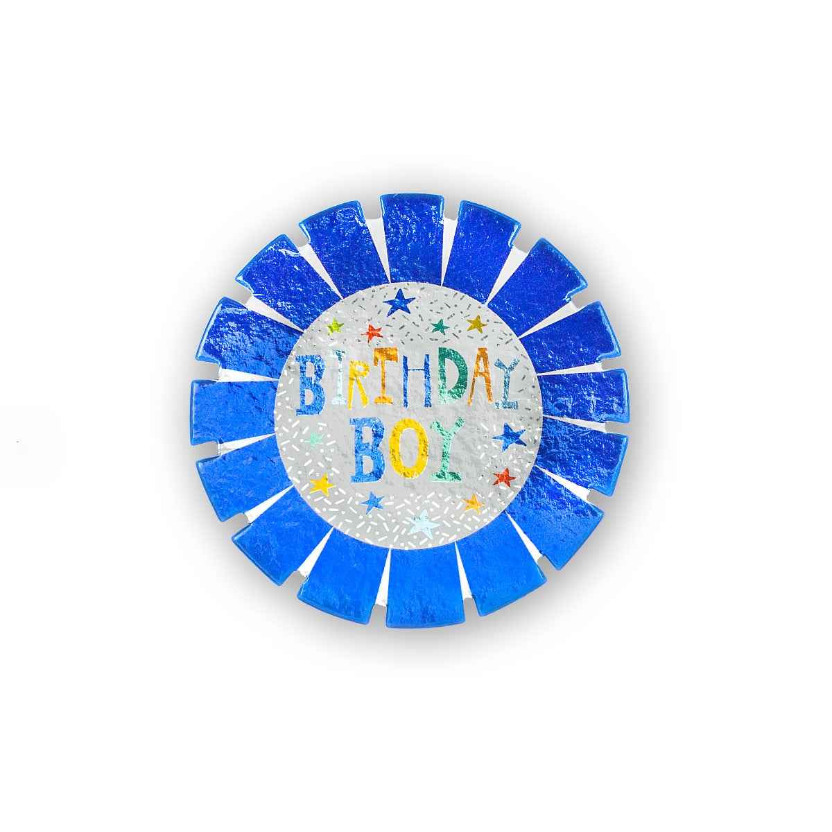 Pukka Party - Rosette Badge 10cm - Birthday Boy