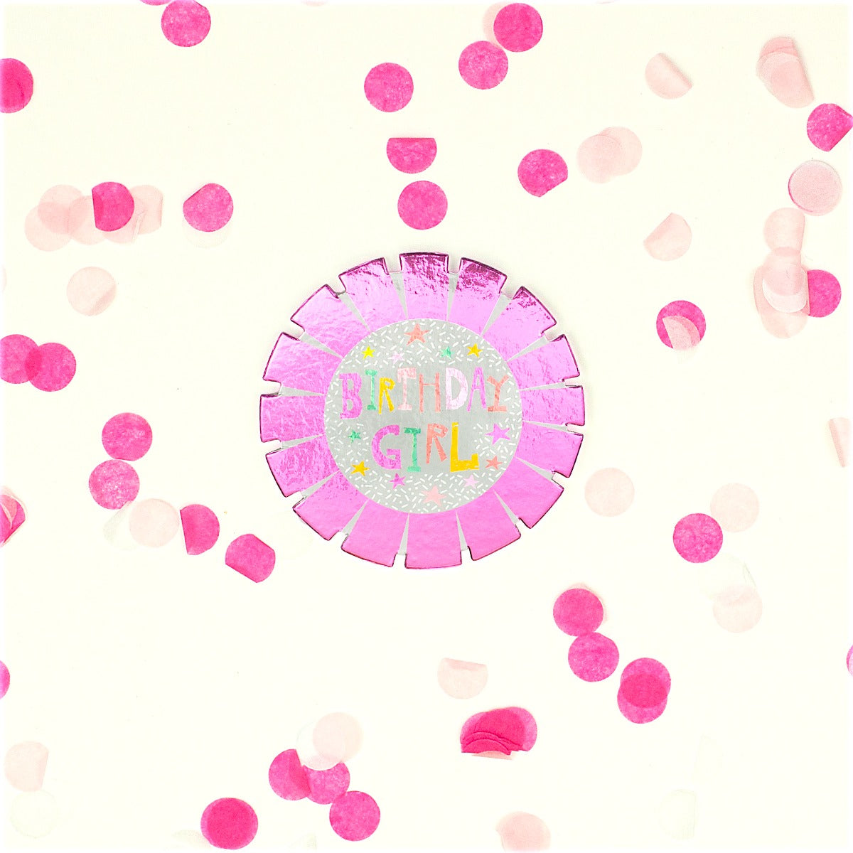 Pukka Party - Rosette Badge 10cm - Birthday Girl