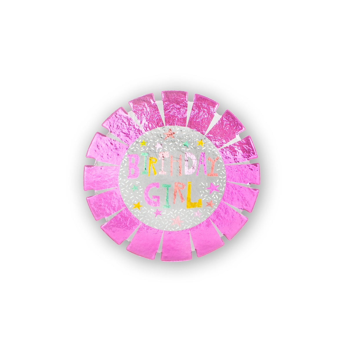 Pukka Party - Rosette Badge 10cm - Birthday Girl