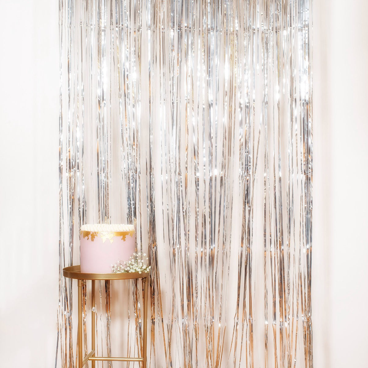 Pukka Party - Foil Curtain 2.45 x 0.91m - Silver