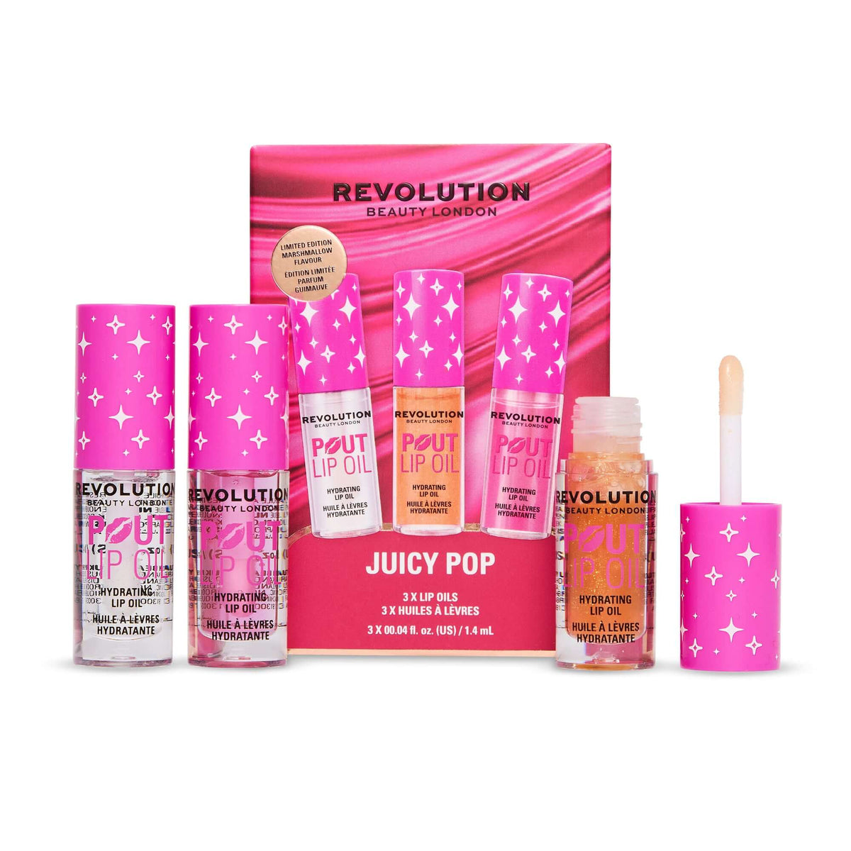 Revolution Lip Oil Trio Gift Set - Juicy Pop