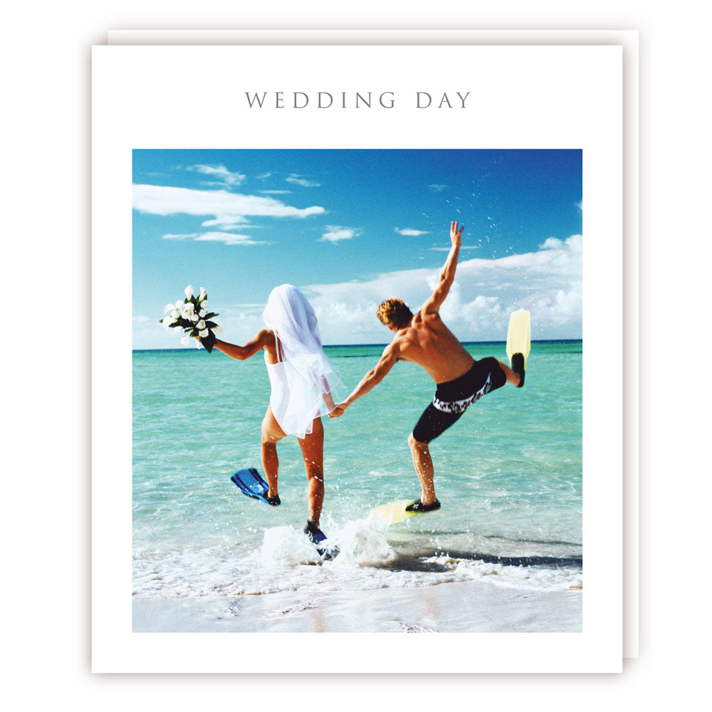 Tracks Wedding Day - Greeting Card