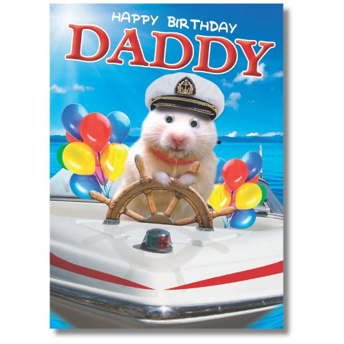 Tracks Happy Birthday Daddy - Greeting Card