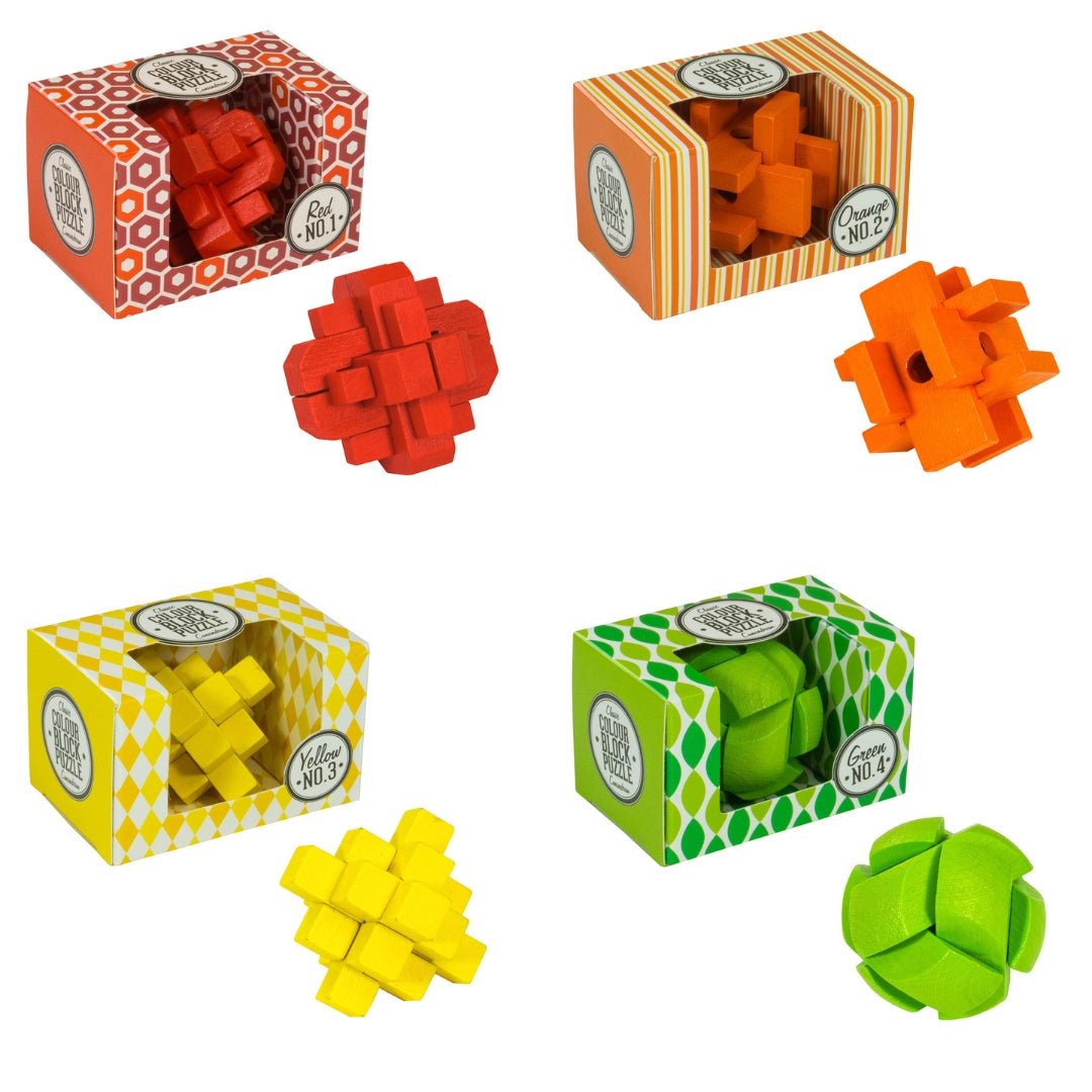 Professor Puzzle - Colour Block Puzzles x 1pc Assortment
