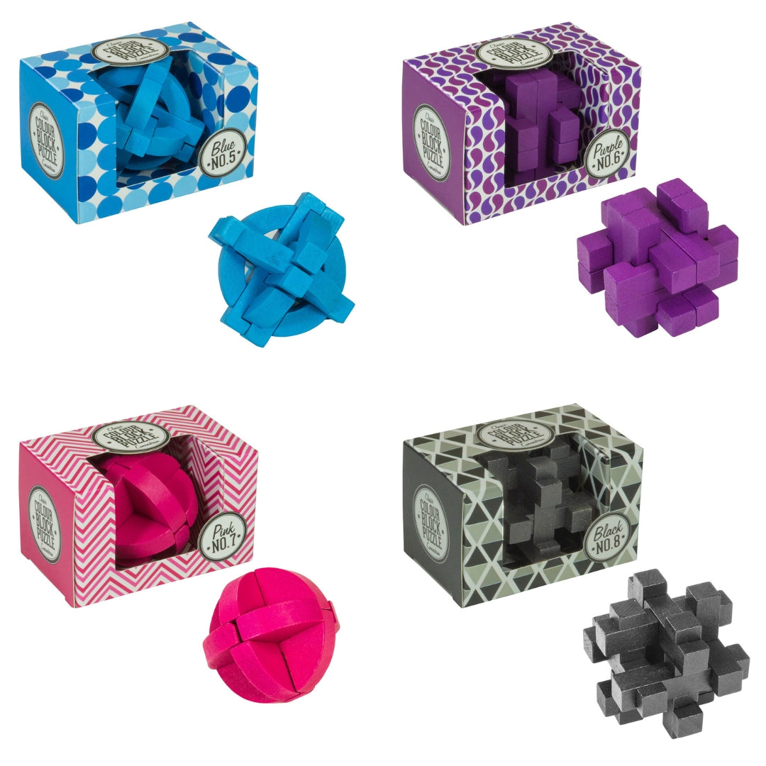 Professor Puzzle - Colour Block Puzzles x 1pc Assortment