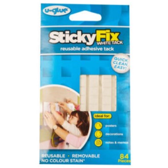 U-Glue Sticky Fix reusable adhesive tack x84pcs