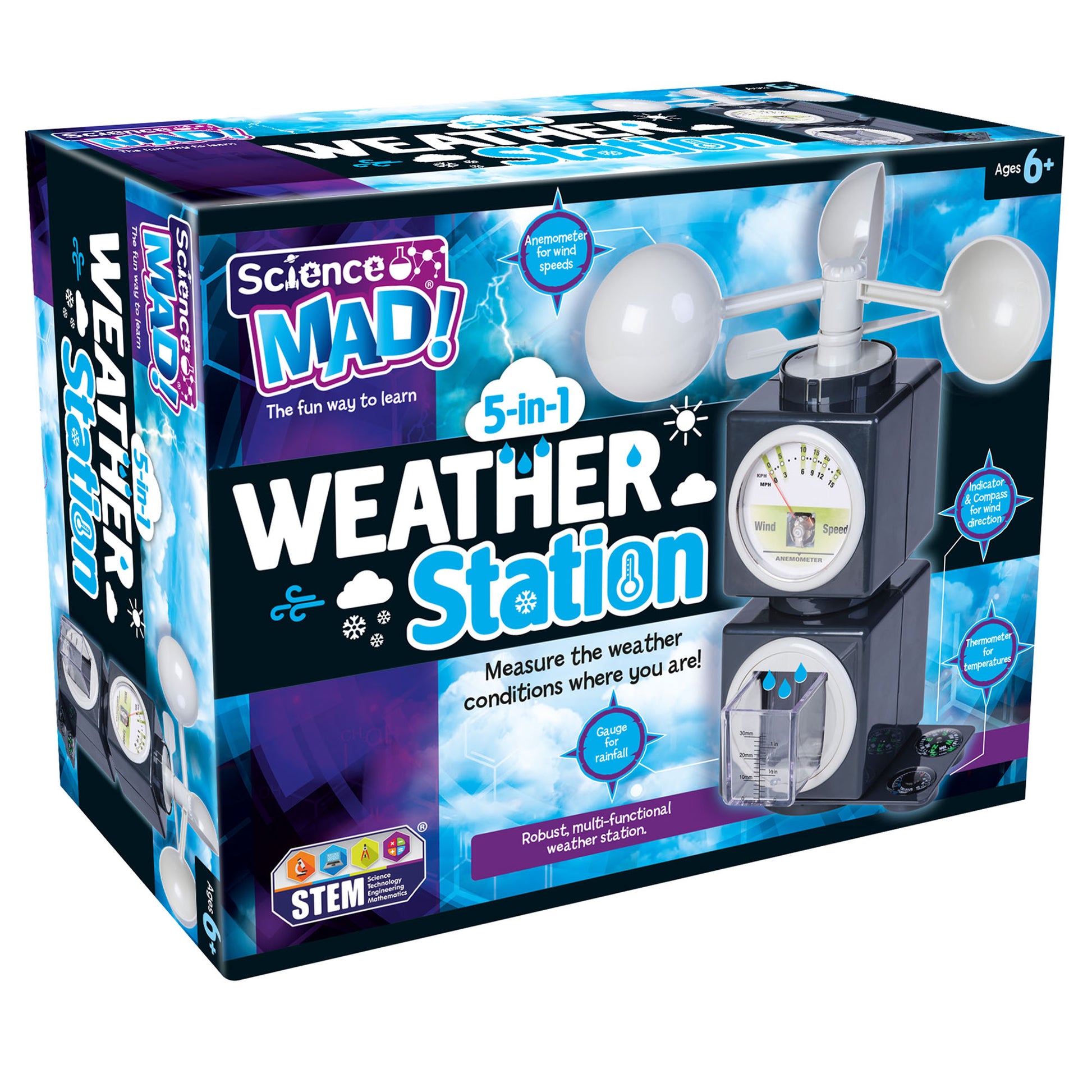 Science Mad 5-in-1 Weather Station