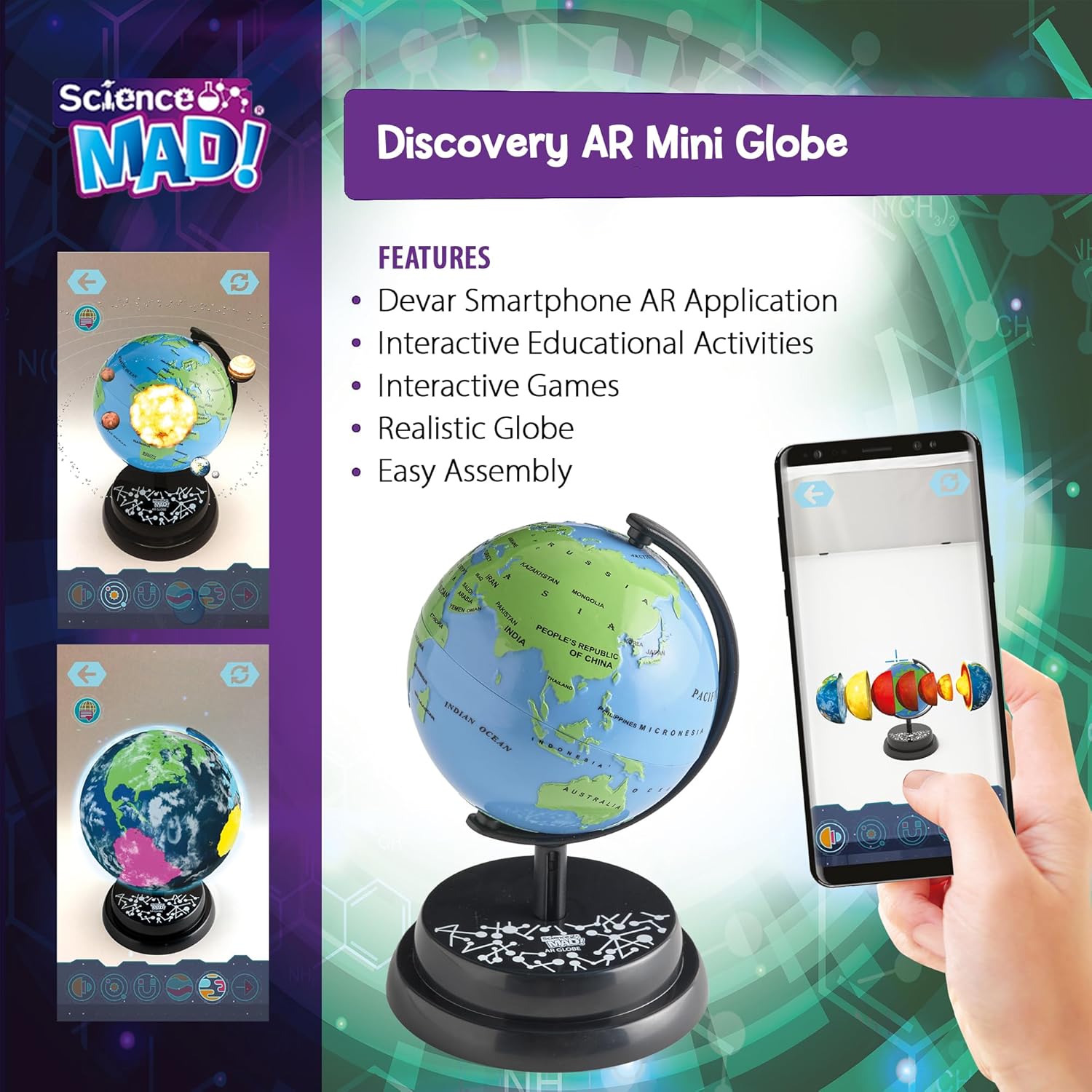 Clementoni Science Mad! - AR Discovery Mini Globe