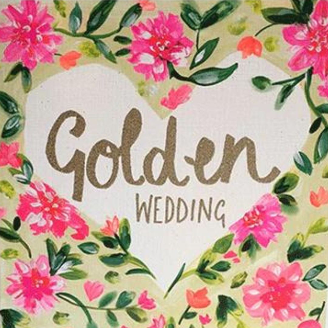 Golden Wedding' Greeting Card