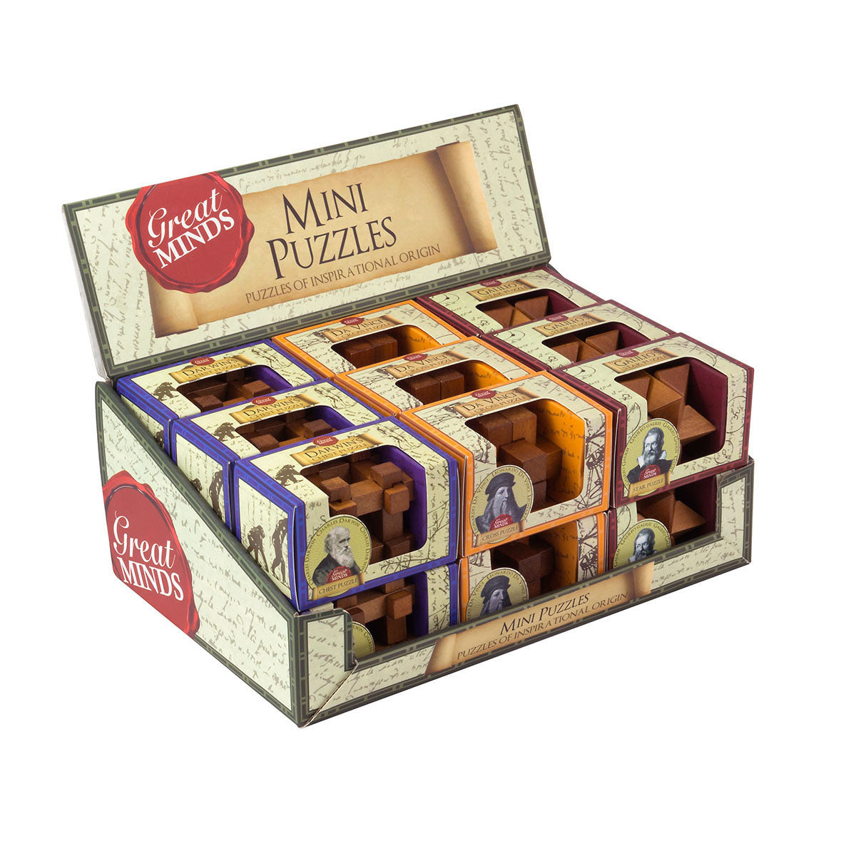 Professor Puzzle - Great Minds - Wood Puzzle x 1pc Assortment