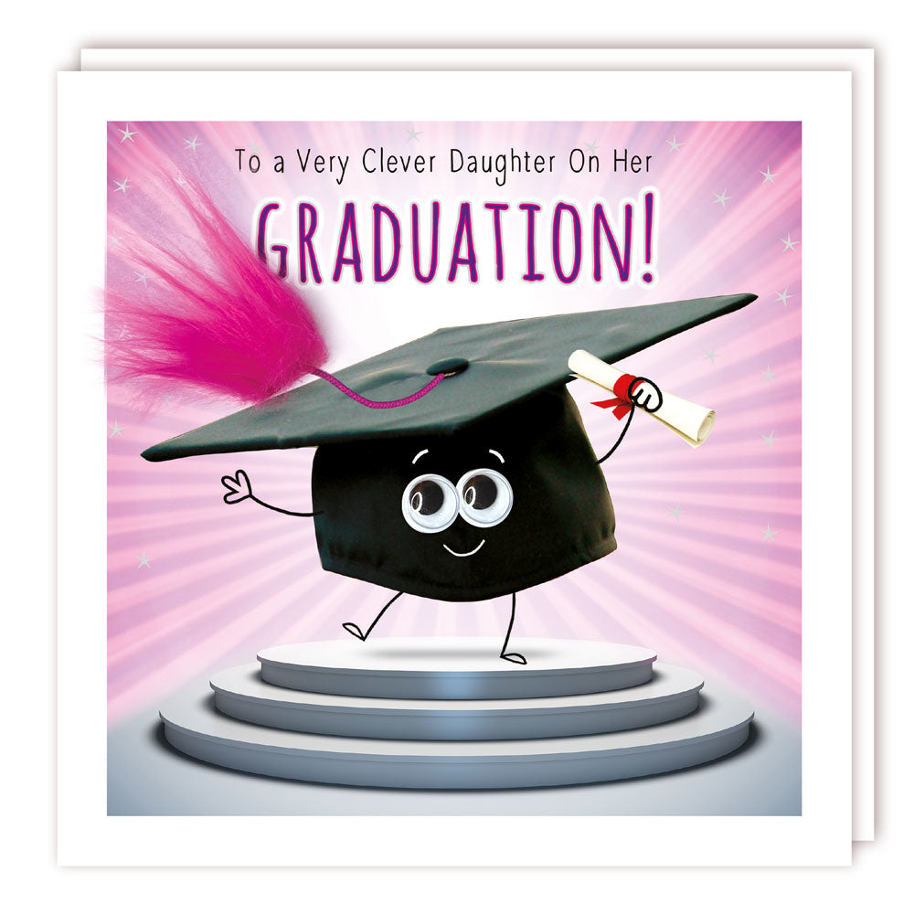 Tracks To A Very Clever Daughter On Her Graduation! - Greeting Card