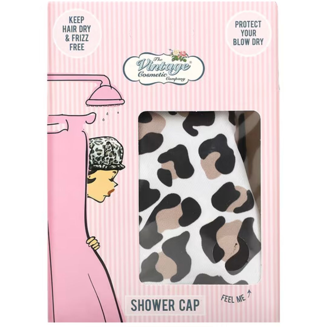 Vintage Shower Cap Leopard