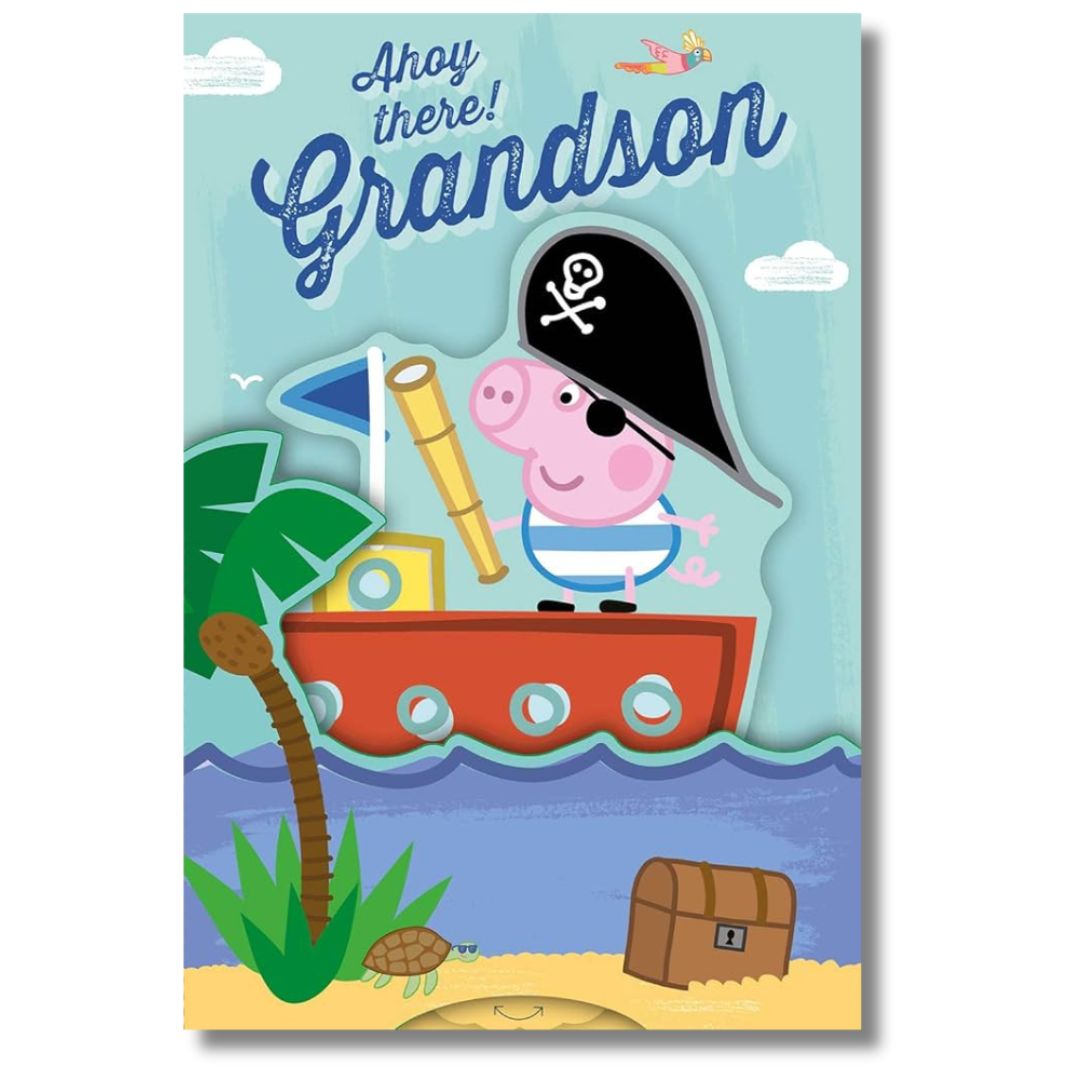 Ahoy There! Grandson' Birthday Card