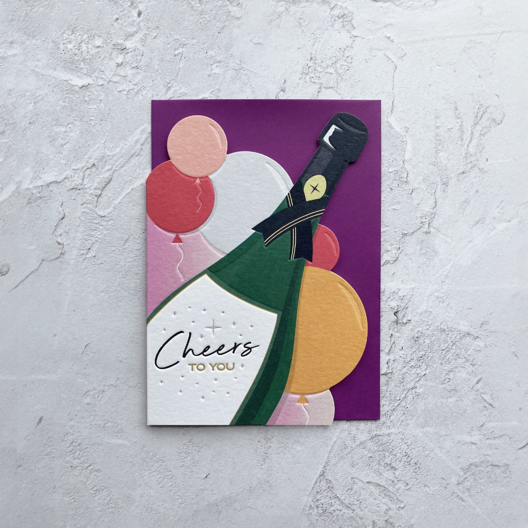 Heyyy Cheers To You - Greeting Card