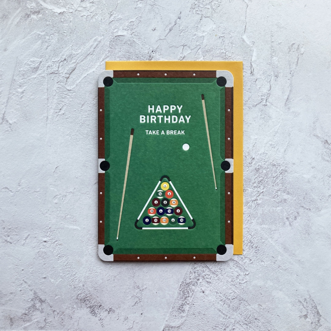 Heyyy Happy Birthday Take A Break - Greeting Card