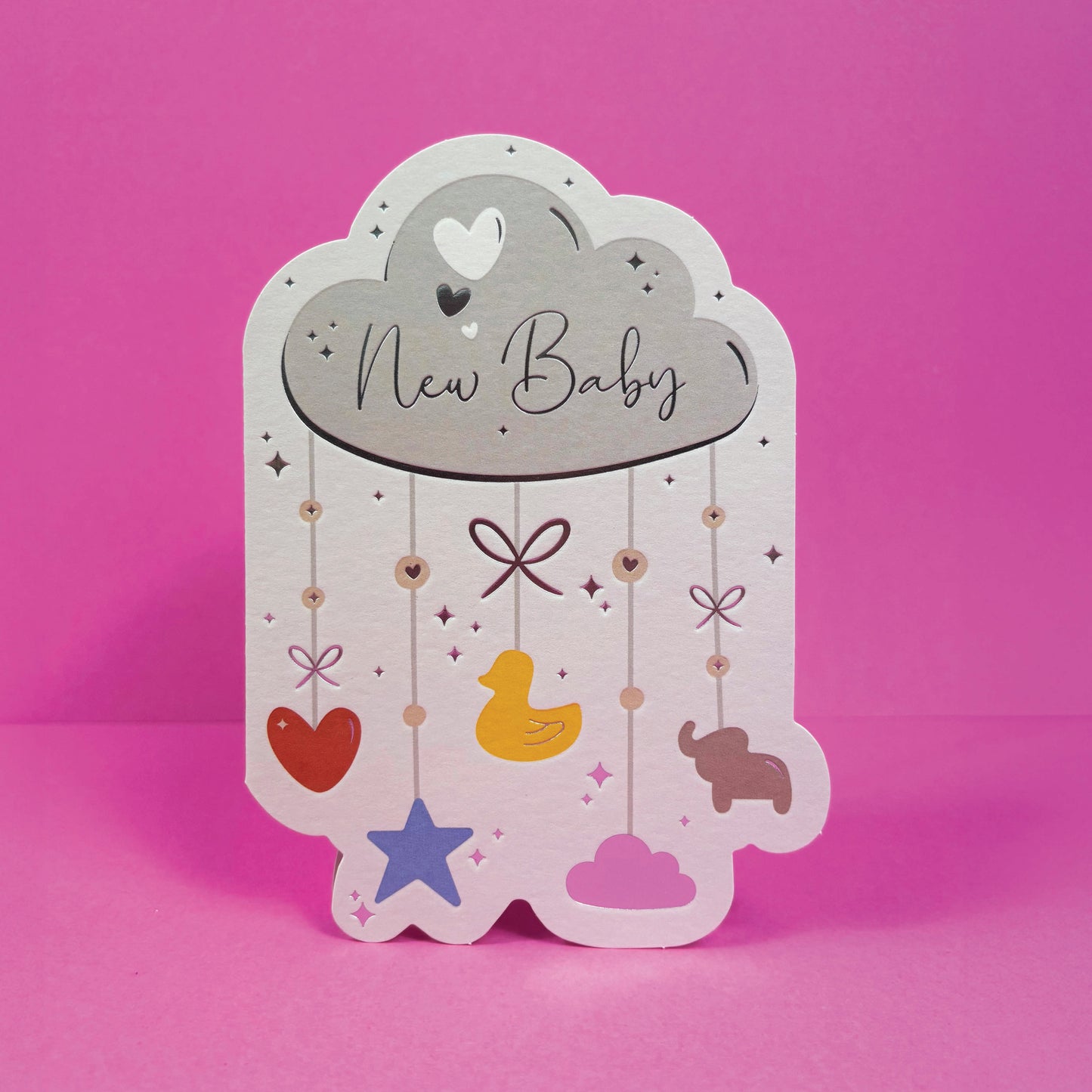 Heyyy New Baby - Greeting Card