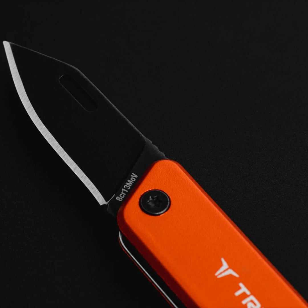 True Utility - Modern Keychain Knife - Orange