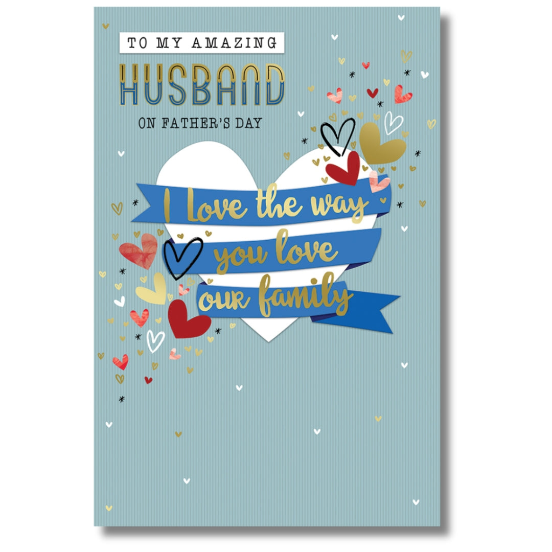 Kingfisher To My Amazing Husband On Father's Day - Greeting Card