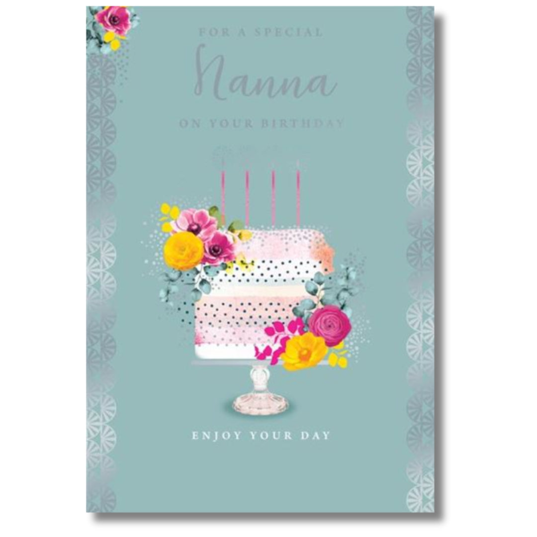 Kingfisher For A Special Nanna Birthday - Greeting Card