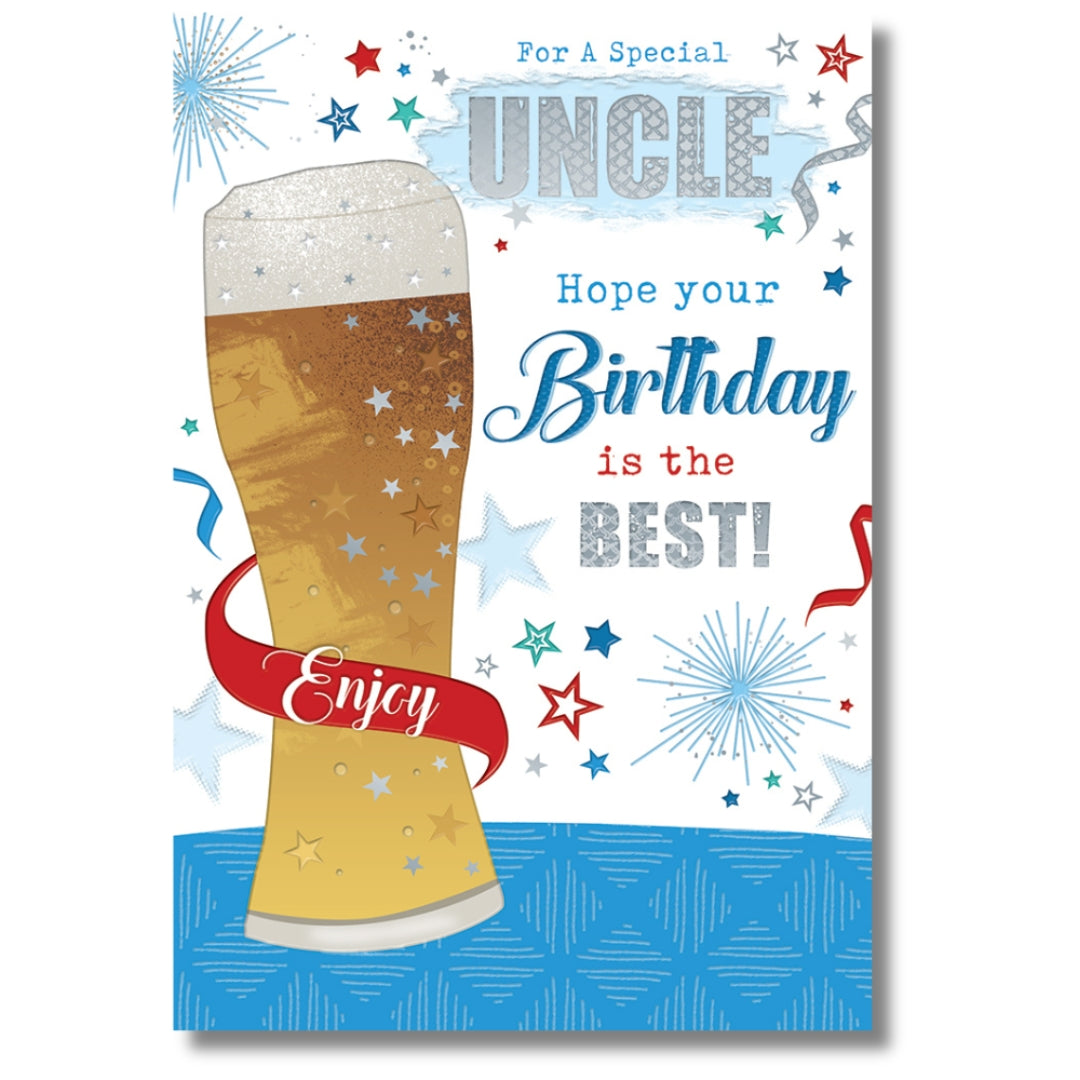 Kingfisher For A Special Uncle Birthday - Greeting Card