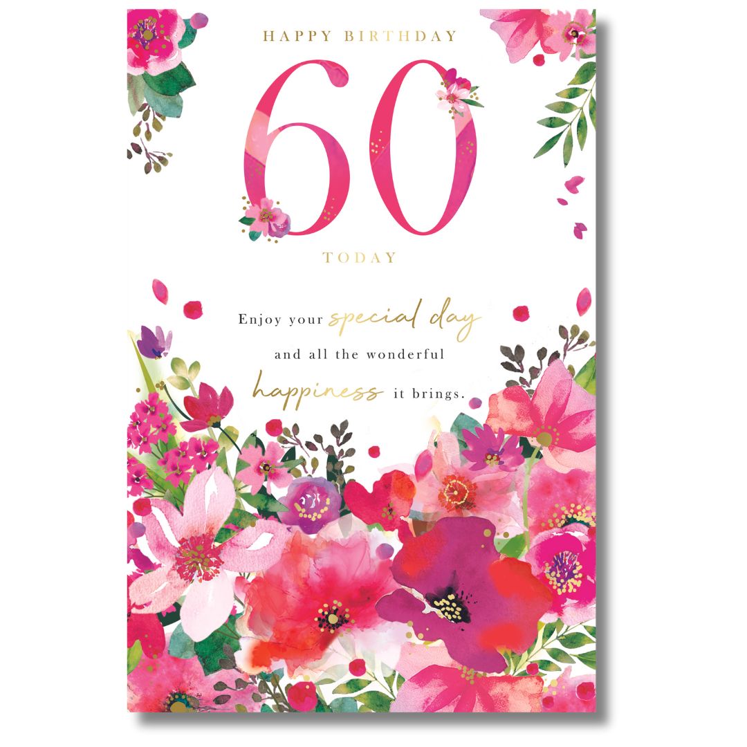 60th Birthday Card