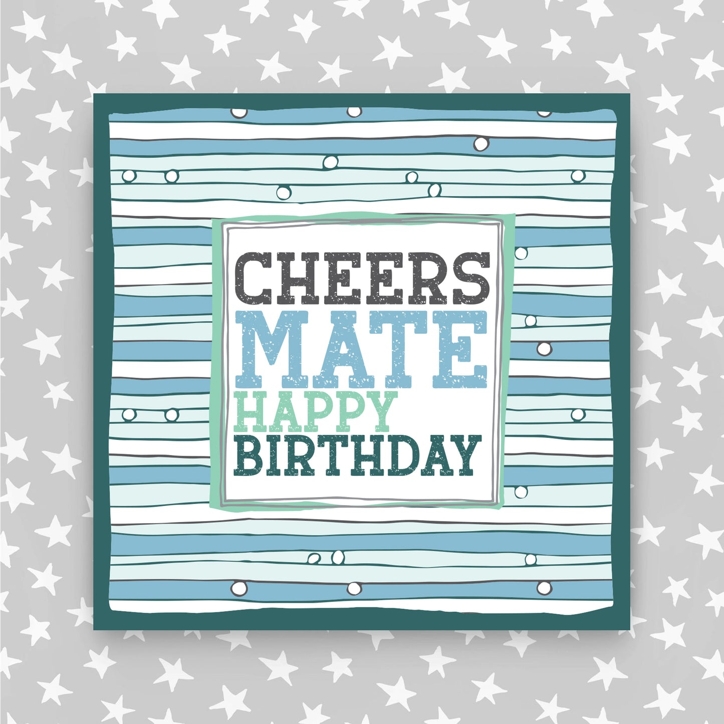 Molly Mae Cheers Mate Happy Birthday - Greeting Card