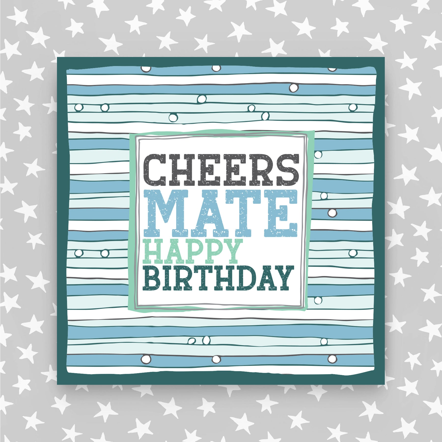 Molly Mae Cheers Mate Happy Birthday - Greeting Card