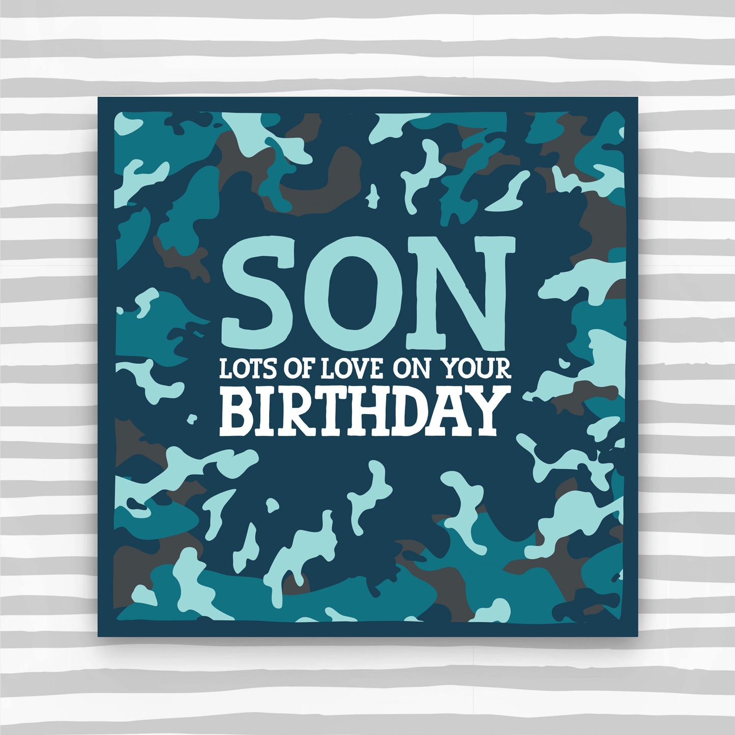 Molly Mae Son Lots Of Love On Your Birthday - Greeting Card