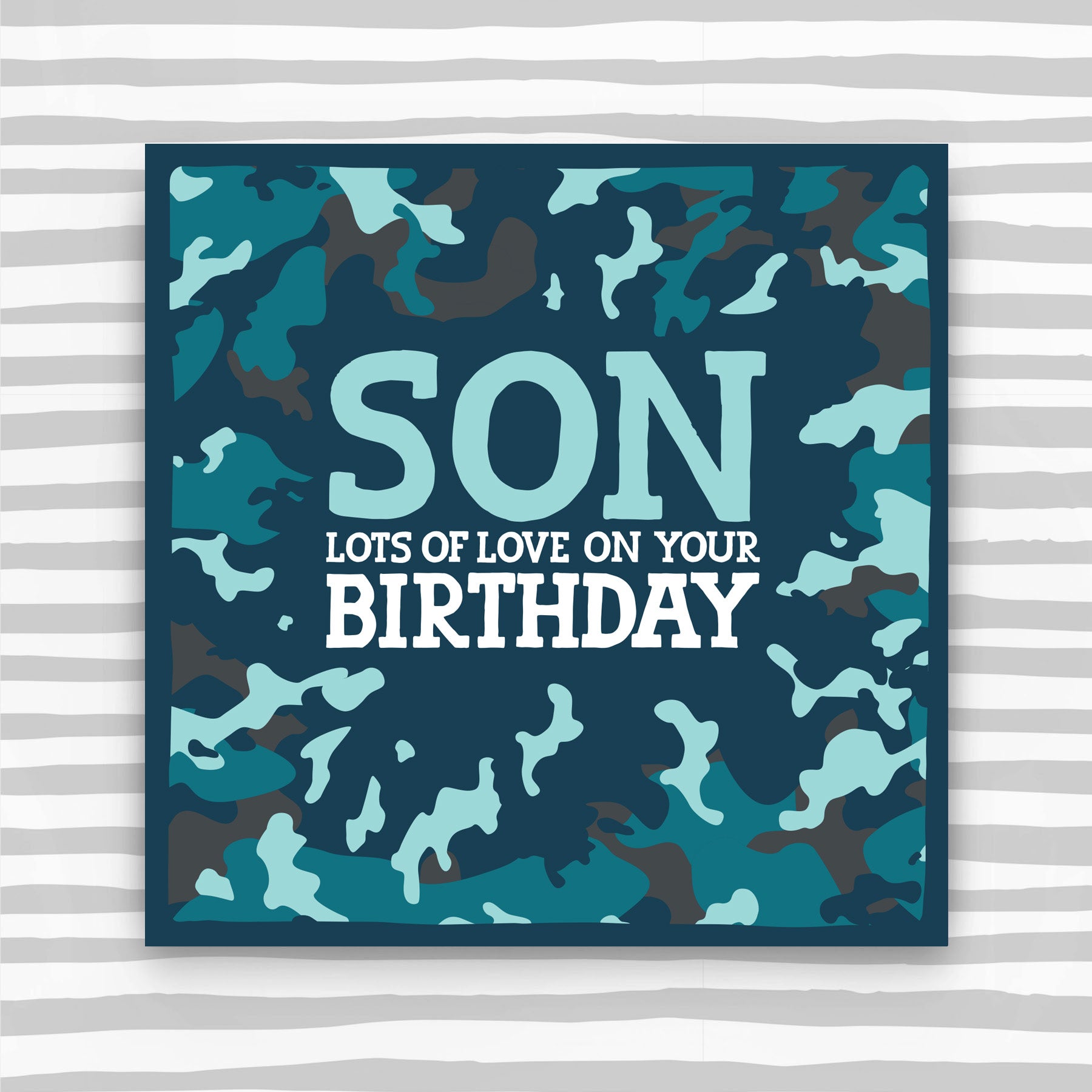 Molly Mae Son Lots Of Love On Your Birthday - Greeting Card