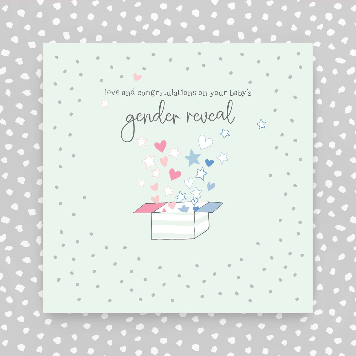 Molly Mae Love And Congratulations On Your Baby's Gender Reveal - Greeting Card