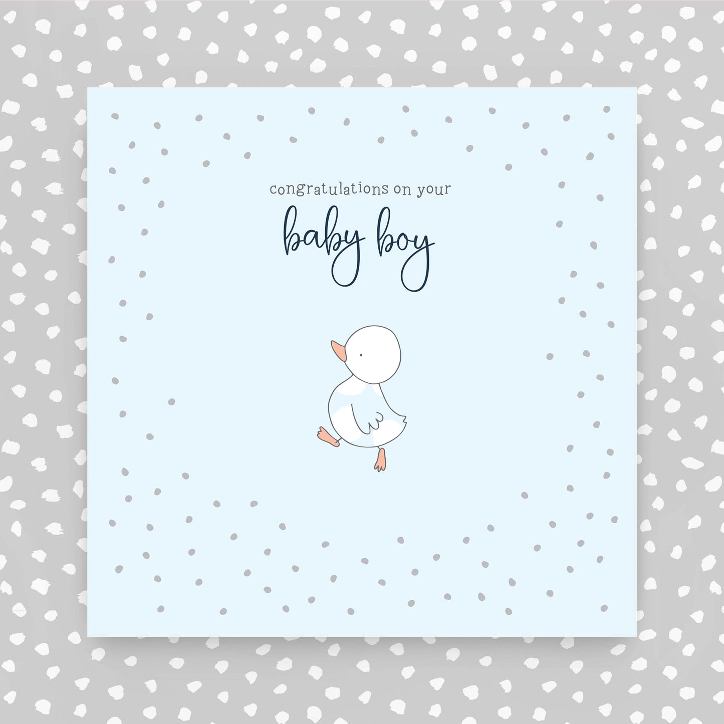 Molly Mae Congratulations On Your Baby Boy - Greeting Card