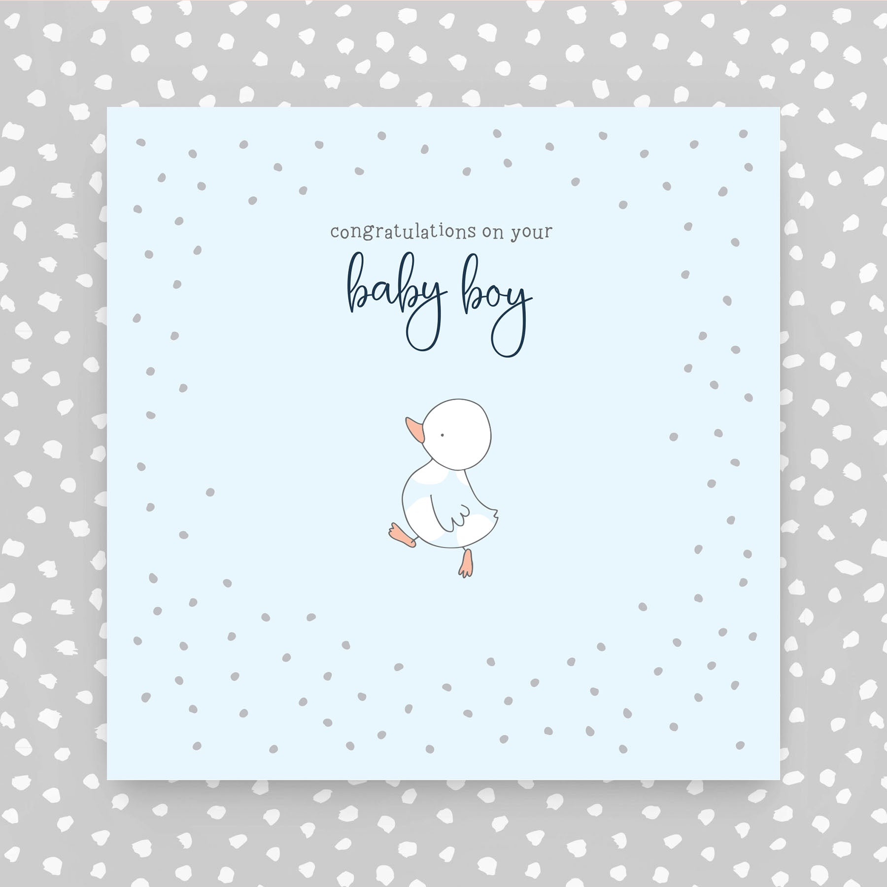 Molly Mae Congratulations On Your Baby Boy - Greeting Card