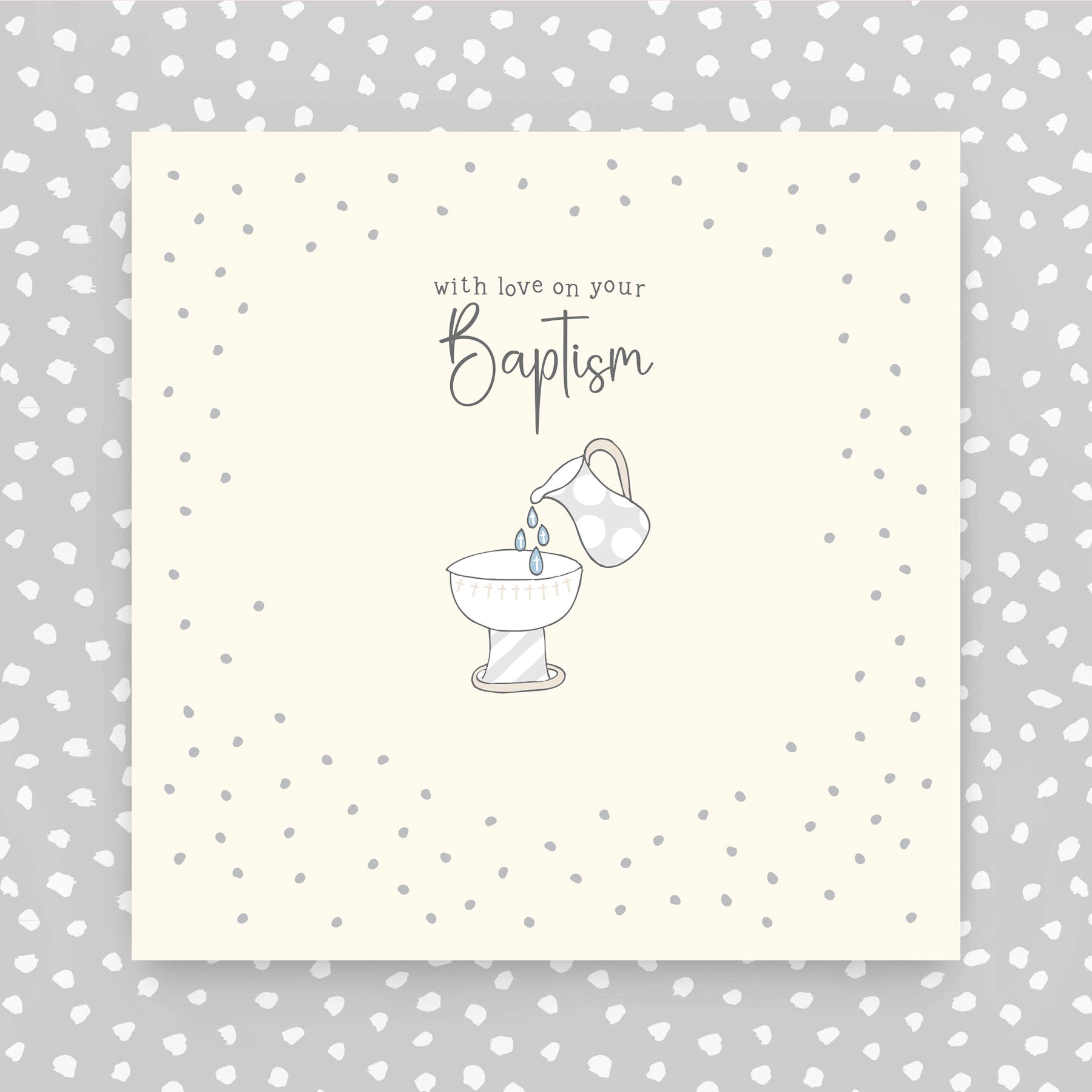 Molly Mae With Love On Your Baptism - Greeting Card