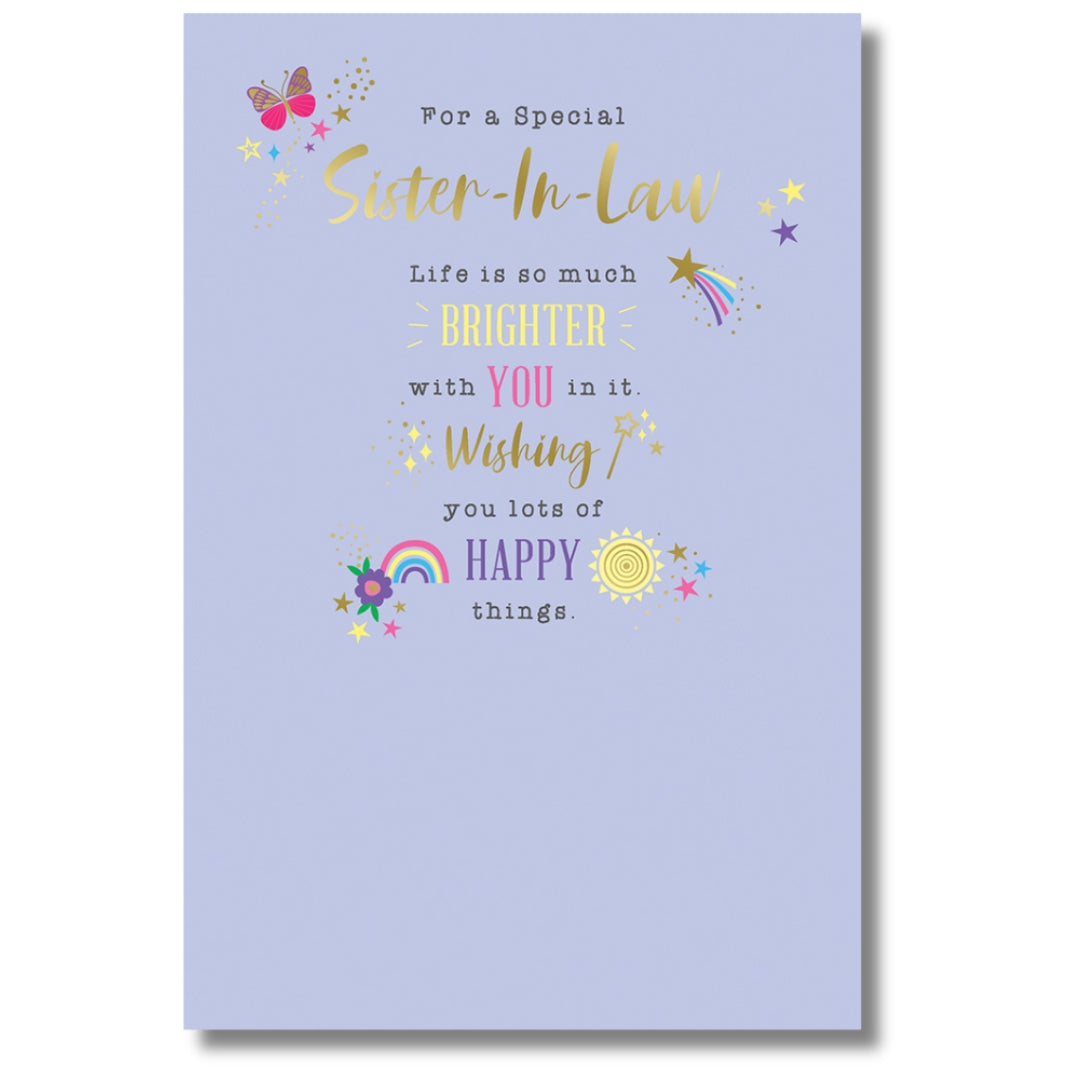 Kingfisher For A Special Sister-In-Law Birthday - Greeting Card