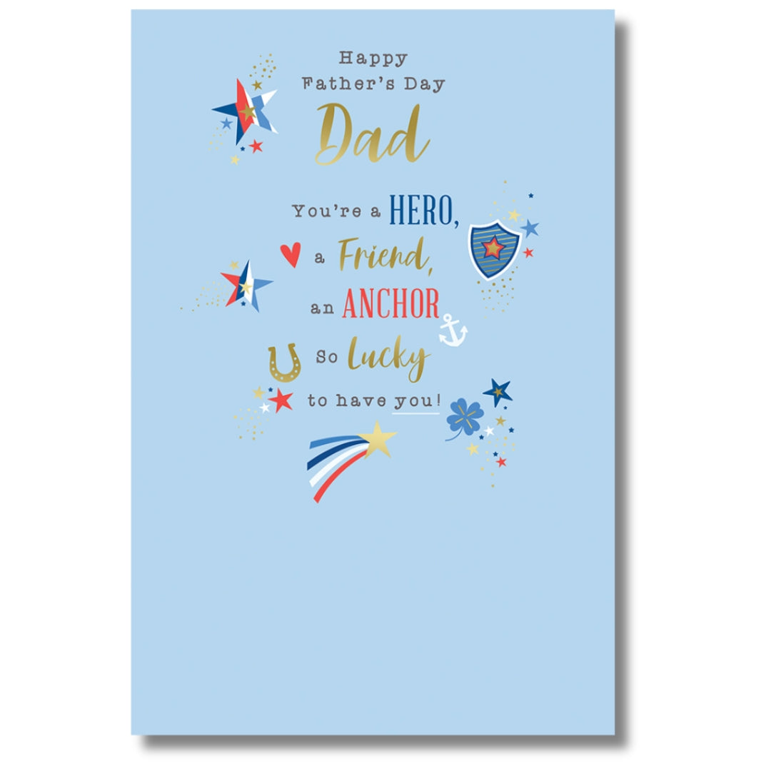 Kingfisher Happy Father's Day Dad - Greeting Card