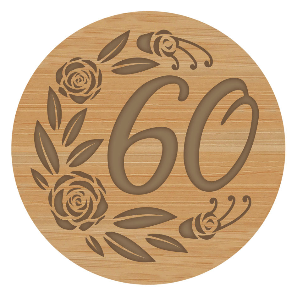 60 Wooden Quote Lid