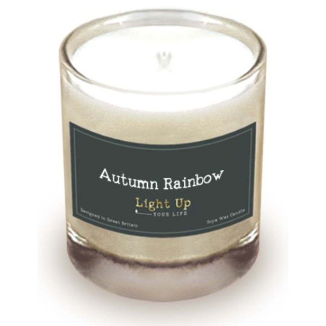 Soya Wax Candle Light Up Your Life Autumn Rainbow 150ml