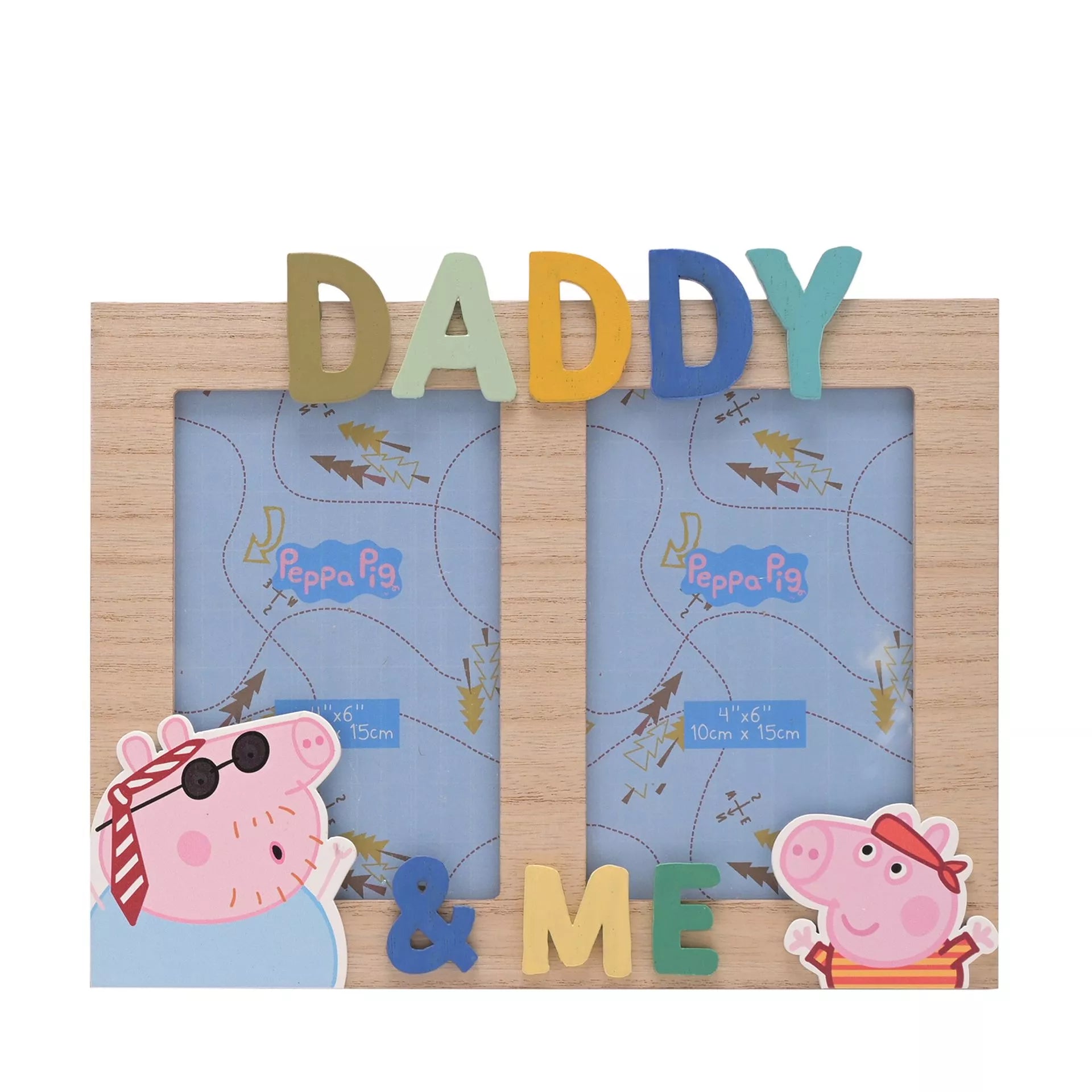 Peppa Pig 2-Photo Frame 15 x 10cm - Daddy & Me